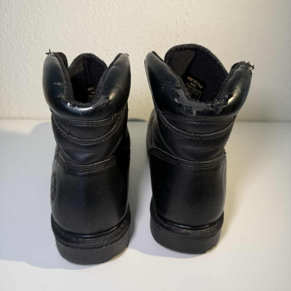 Irish Setter 83626 Farmington Black Leather Steel Toe Work Mens Boots Size 12 - Picture 5 of 12